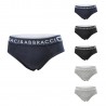 Pack 6 Paia Slip / Boxer Uomo BACI E ABBRACCI Cotone Elast. Art.102/103