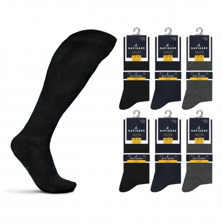 Pack 6 Paia Calze Uomo NAVIGARE Caldo Cotone Lungo 7 Modelli