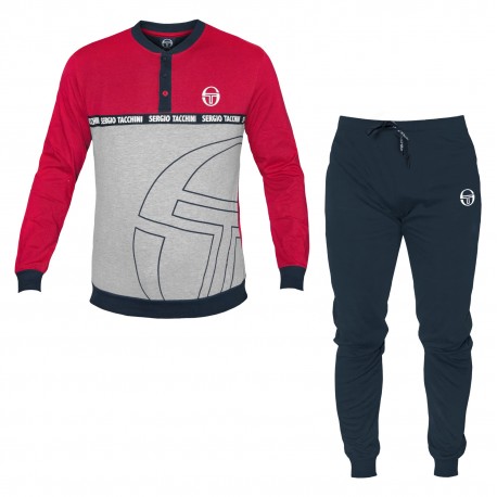 Pigiama Uomo Lungo SERGIO TACCHINI Cotone Jersey 5 Modelli