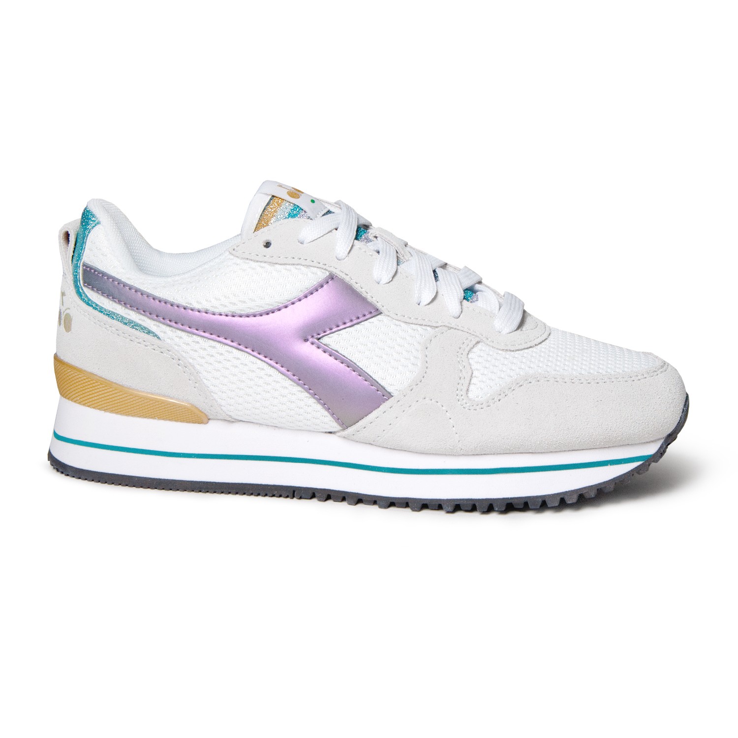 Scarpe Sneaker Donna DIADORA Modello OLYMPIA PLATFORM GLITTER WN