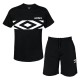 Completo Uomo Sport UMBRO Cotone T-Shirt Pantaloncino 4 Modelli