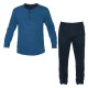 Pigiama Uomo NOTTINGHAM Serafino Taglie Forti Cotone Jersey Art.PG36351X