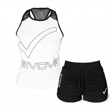 Completo Sportivo Donna GIVOVA Corto Cotone 4 Modelli