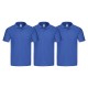 Pack 3 Polo Uomo FRUIT OF THE LOOM Cotone