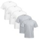 Set 5 Pezzi T-Shirt FRUIT OF THE LOOM 100% Cotone 165gr VALUEWEIGHT